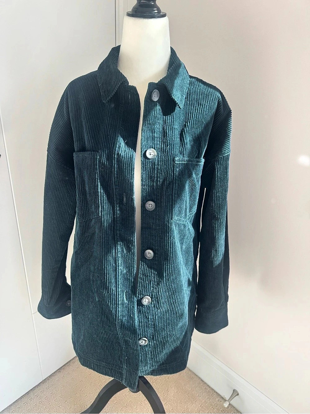 matty m Corduroy Jacket in Blue Size Small Like New